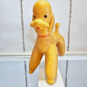 Vintage Poodle Baby Toy, Vintage Toy, Vintage Poodle, Nursery Decor, Vintage Home Decor, Gift, Vintage Toy, Antique Toy, Children&#39;s Decor
