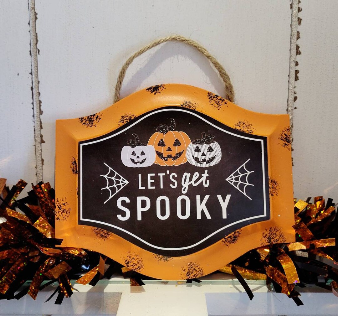 Vintage Style Halloween Decor, Halloween Wall Decor, Halloween Sign