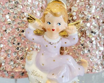 Yona Original Angel, Vintage Angel, Hear No Evil Angel, Napco Angel, Lefton Angel, Christmas Angel, Yona Original, Vintage Home Decor, Gift