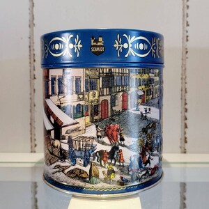 Vintage German Tin, Otto Schmidt Tin, Vintage Tin, Decorative Tin, Vintage Kitchen, Vintage Decor, Gift, Vintage Kitchen, Kitchen Storage