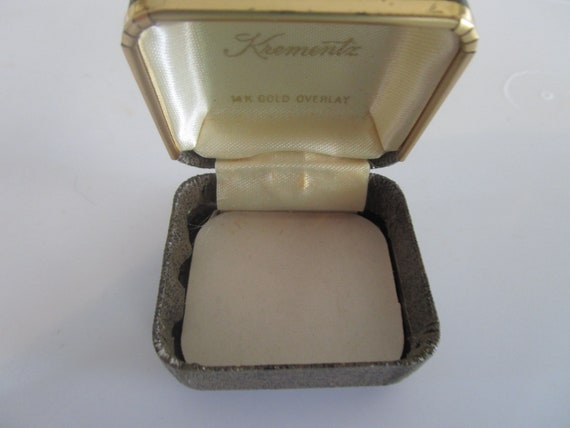 1950's Designer Krementz Original Jewelry Case - image 5