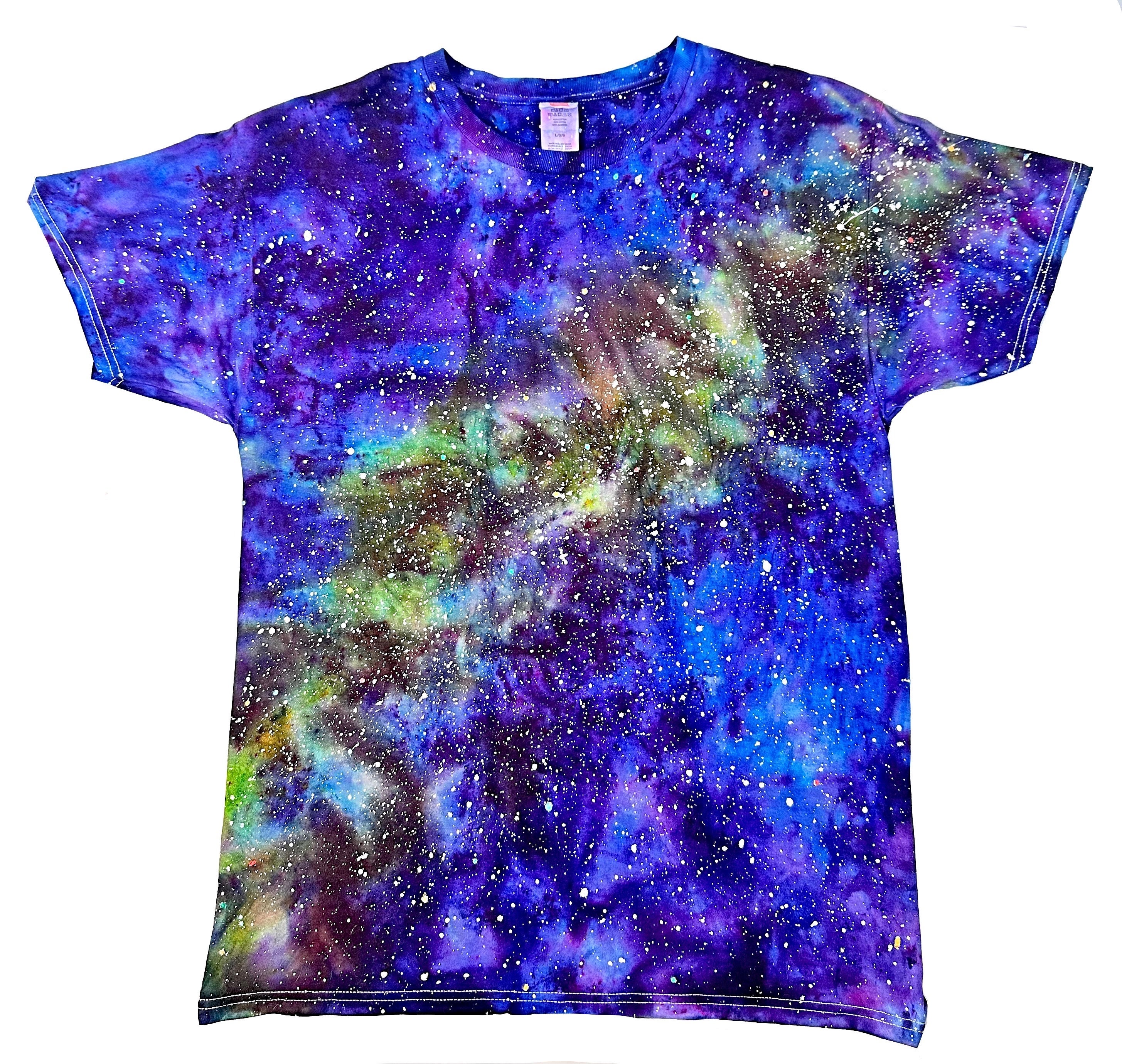 tie dye galaxy shirt