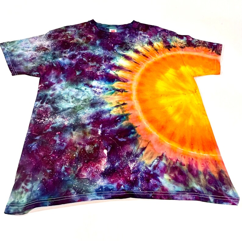 Galaxy Sun Iced Tie Dye Shirt. - Etsy