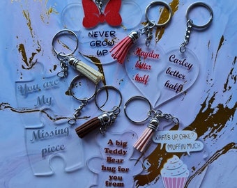 keyrings personalized