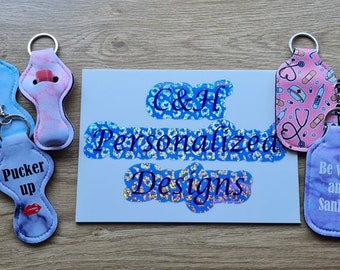 Chapstick and sanitized holders