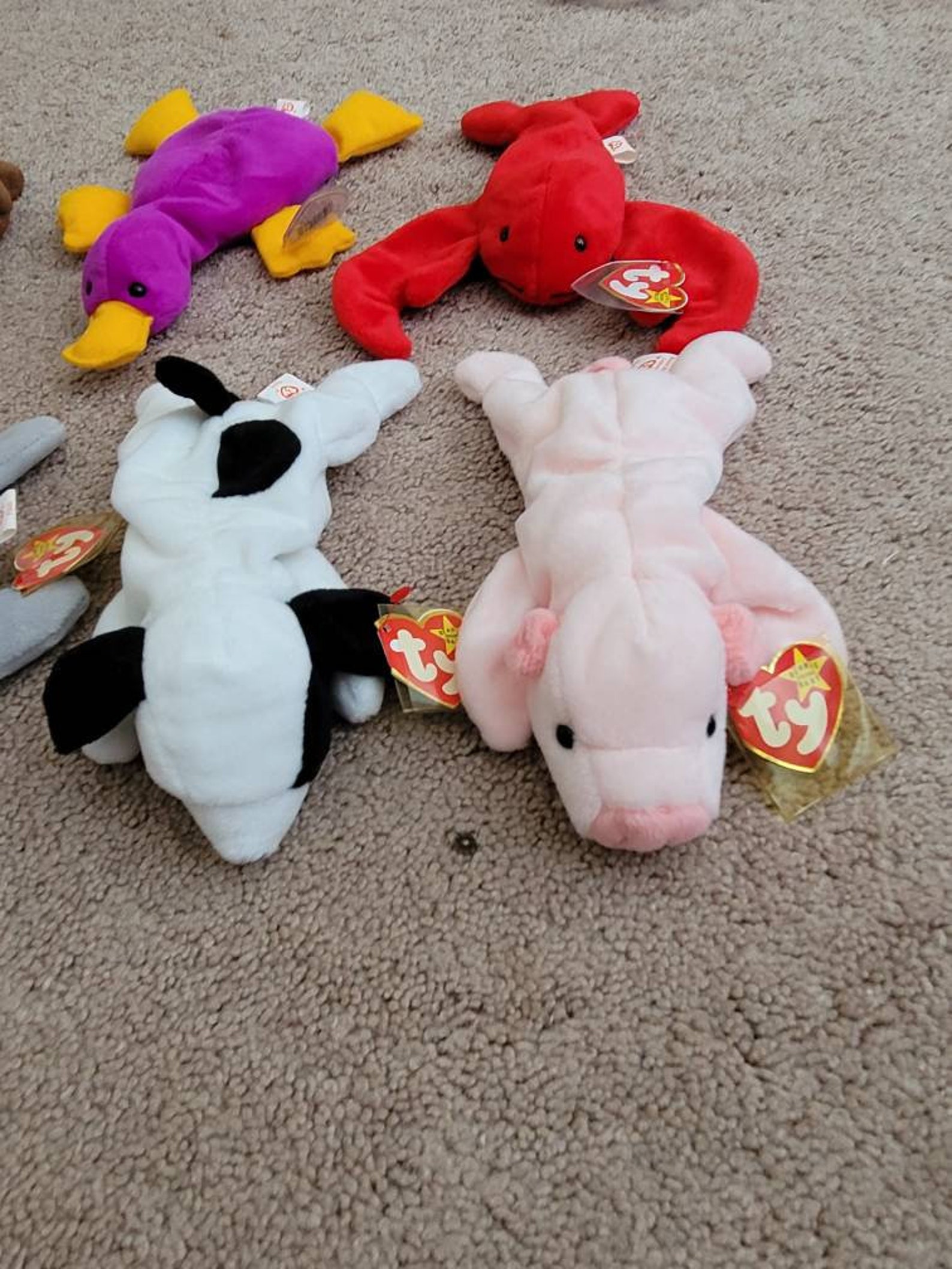 Rare TY Original 9 Beanie Babies Collection Etsy