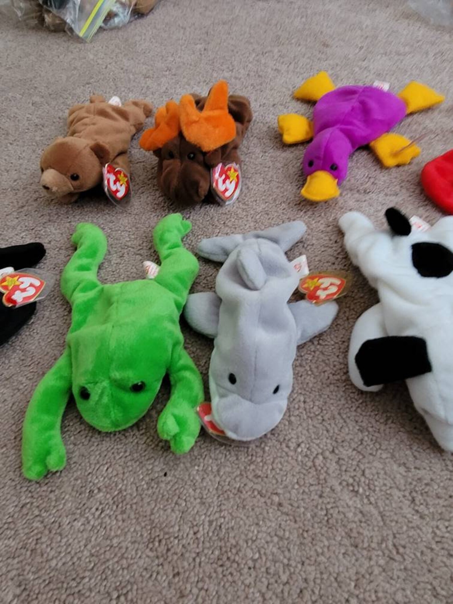 Rare TY Original 9 Beanie Babies Collection Etsy