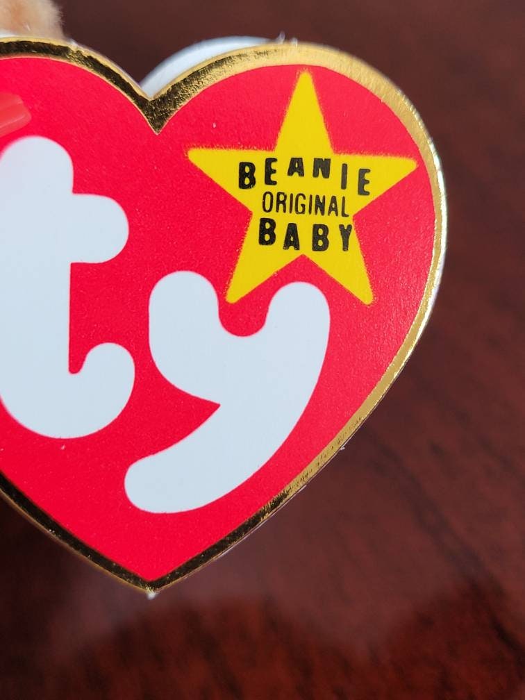 RARE Curly Beanie Baby With Hang Tag Error - Etsy