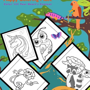 Animal Coloring Book Volume 1
