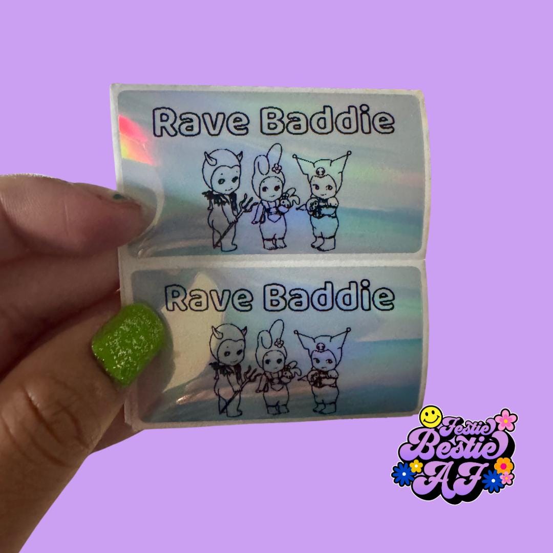 Rave Baddie Stickers| Angel Baddies | Raver Girls | Edm| Plur | Daytrip ...