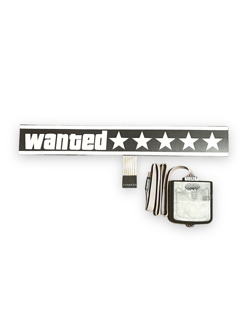 Wanted led panel グランドセフトオートGTA風LED