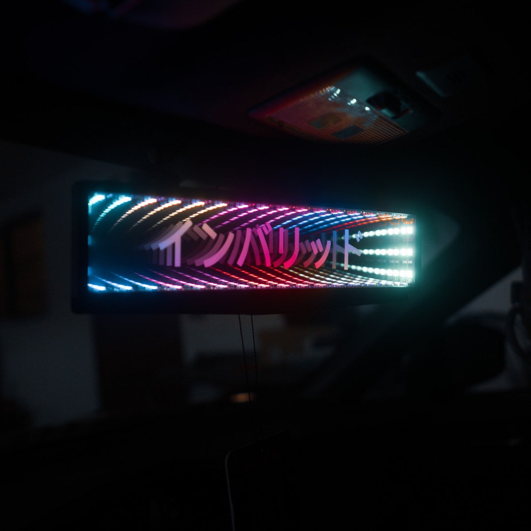 INVALID/インバリッド RGB Infinity Endless Mirror Rear View - Etsy UK