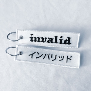 INVALID/インバリッド Jet Tag Key Chain