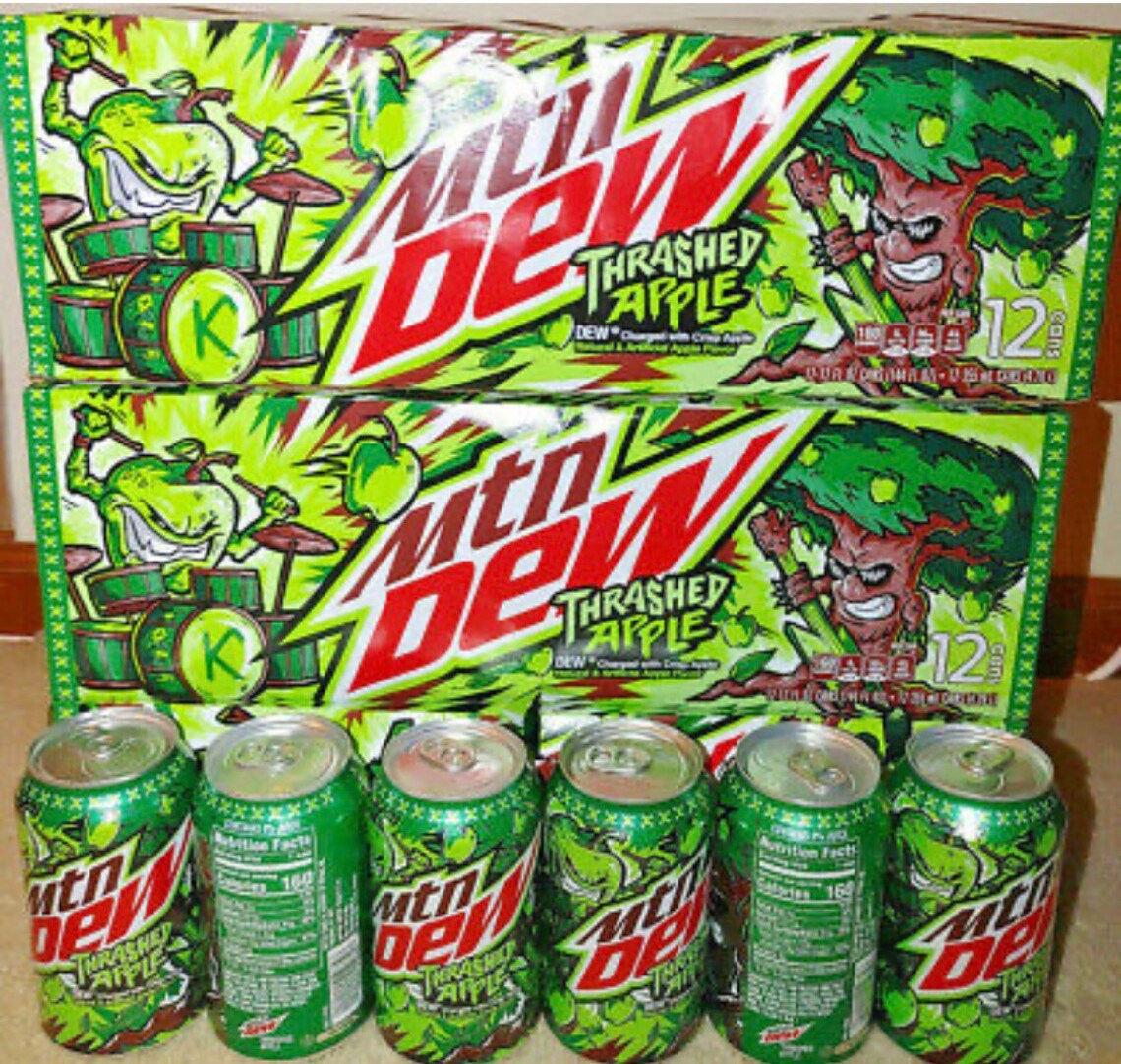 mtn dew thrashed apple