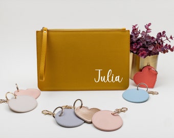 Personalisierte Clutch Tasche mit eigenem Namen