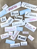 Personalized stickers - vinyl stickers - with name or saying product logo