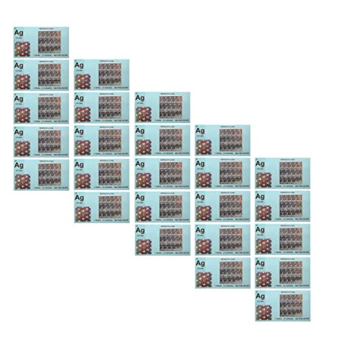 25 Pack Silver Bars Divisible to 15 Bars Silver Bullion .999 Silver 1 ...