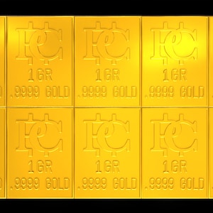 Gold Snap Bar That Breaks into 10 One GR Bars Gold Bullion .9999 Gold Stamp Trading Card Precious Metal Free Silver Included
