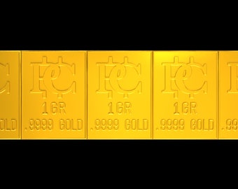 Snap-Apart .9999 Fine Gold & Silver Bar - Divides Into 1 Grain Ingots, Pure Bullion For Collecting, Investing & Gifting