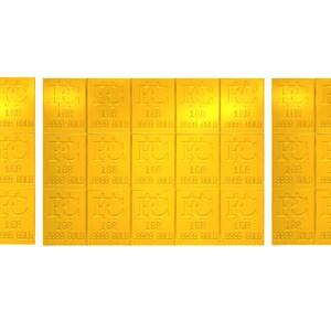 Three 1 Gram Gold Snap Bars Breaks into 15 One GR Bars Gold Bullion Precious Preppers Money FREE Silver Like Valacmbi Bars Prepper Bar