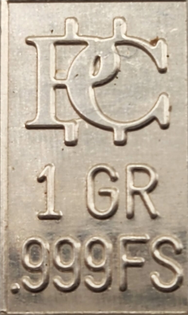 イーサリアム ETH 1 グラム金地金 .9999 - 2x 7.5 グレインのバーにスナップ - 真正性検証済み フリー シルバー - Etsy 日本