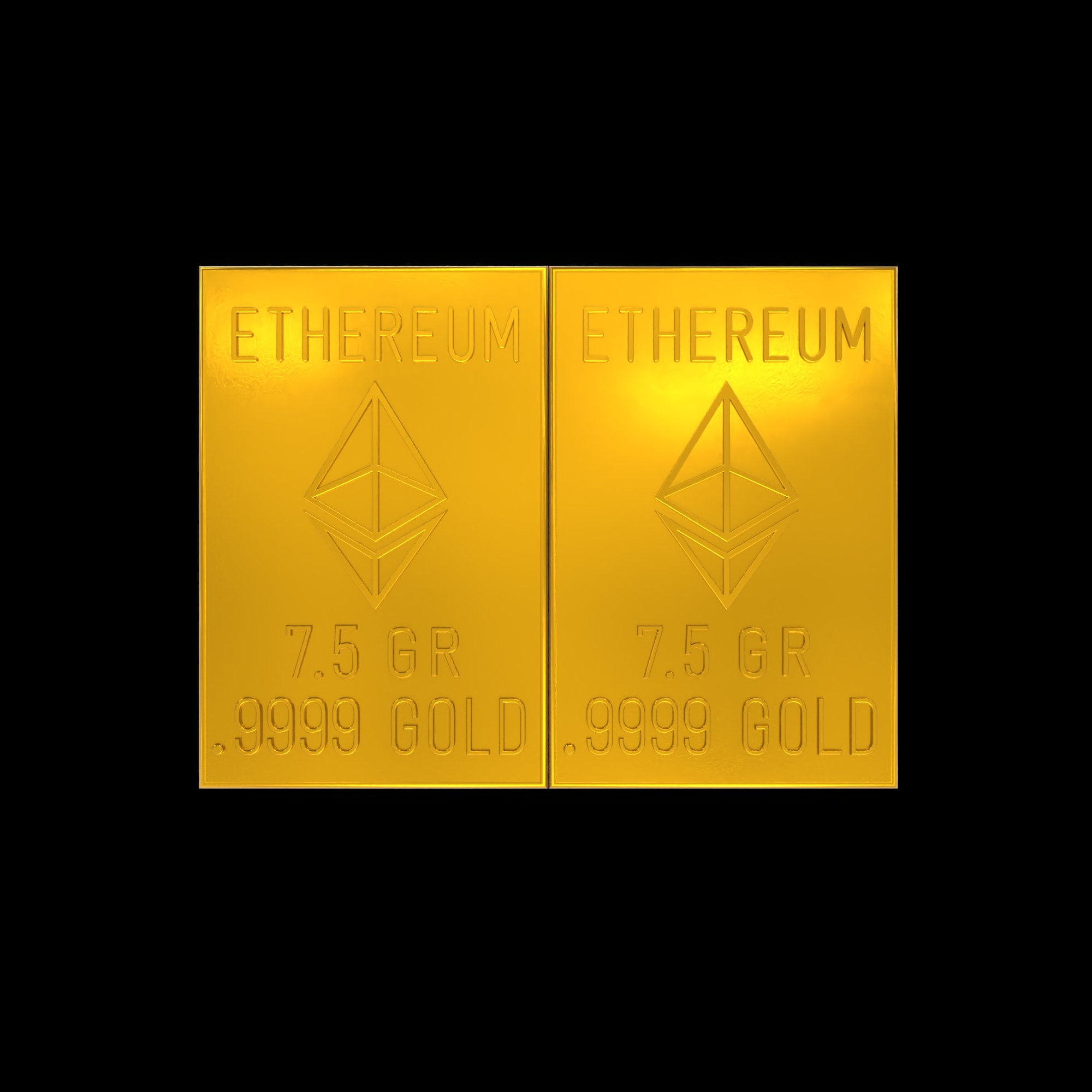 Ethereum Gold Snap Bar Breaks Into Two 7.5 GR Bars Gold Bullion Precious  Metal AG Gold Stamp Free Silver Bar Included!! Ethereum Gold Bar - Etsy