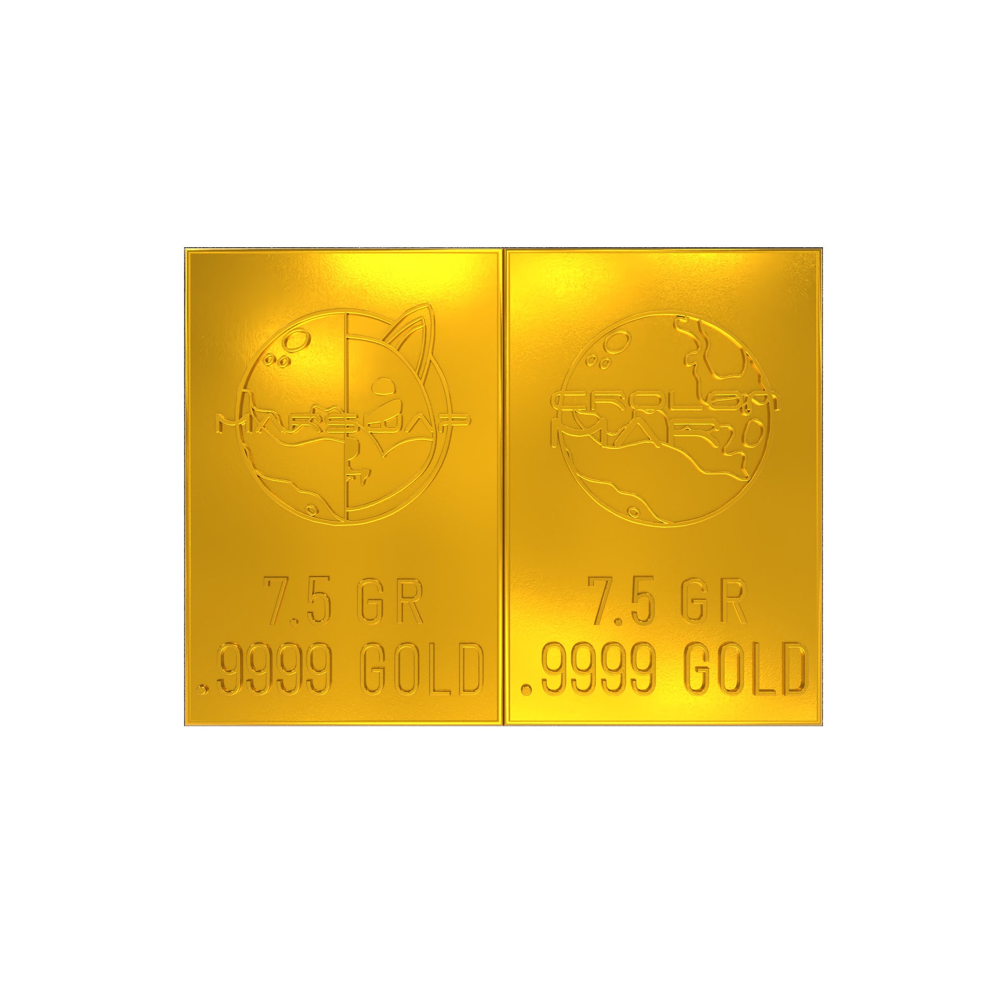 1 GM Marswap puur goud Crypto .9999 goud edelmetaal AG gouden stempel  gratis zilveren baar inbegrepen!! Marswap-goudstaaf - Etsy Nederland