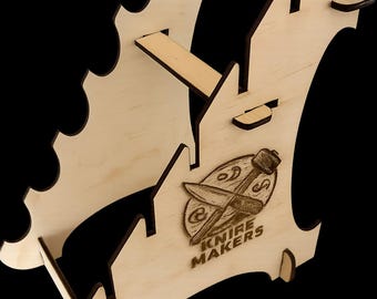 Laser Cut Knife Collector Stand SVG DXF AI GCode Lbrn (Digital Download)