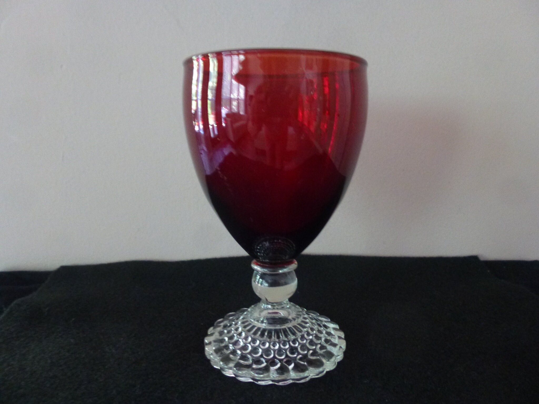 Ruby Red Water Goblets for sale Only 2 left at 75