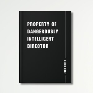 Director Journal, Custom Director Gift, Personalized Notebook, Custom Name Journal