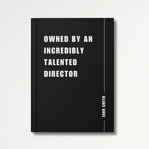 Director Journal, Personalized Director Notebook, Film or Movie Director Gift, Custom Name Journal