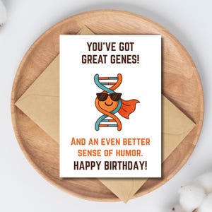 Humour de laboratoire imprimable drôle de carte d'anniversaire de science pour des biologistes, des nerds ou des étudiants téléchargement immédiat