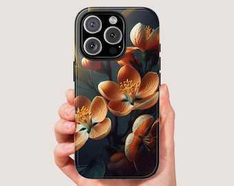 Dark Floral iPhone & Samsung Case: Victorian Gothic Tough Phone Cover
