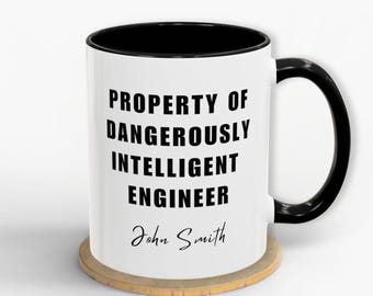Engineer Gift Personalized Engineer Coffee Mug Custom Funny Gift for Scientists Graduation Gift