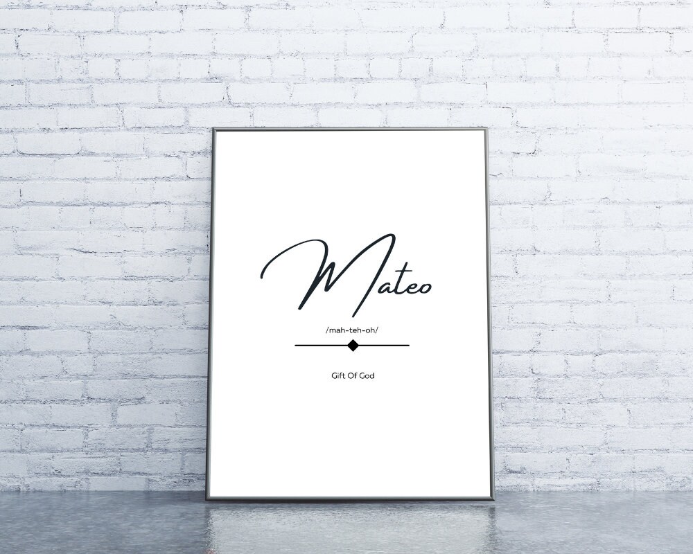 Liam Name Meaning Print Name Print Wall Art Minimalist -  Portugal