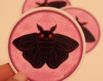 Moth Vinyl Sticker - 2 Sizes