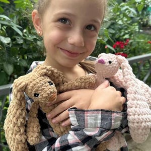 Mini Bunny Snuggler Crochet Pattern | Small Baby Lovey PDF