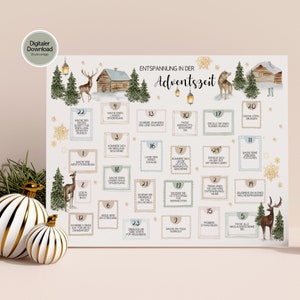 Advent calendar for adults - relaxation during Advent
