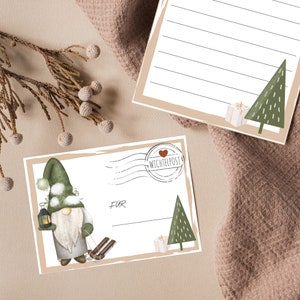Christmas elves elves letter template to print out
