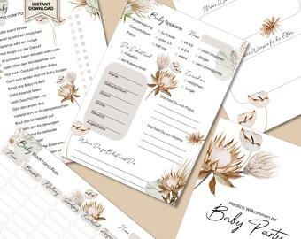 4 Boho Baby Shower Games Download PDF