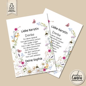 Kindergarten farewell personalized gift poster image 9