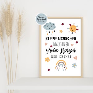 Gift for educators, childminders or midwives to print out
