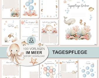 Daycare Portfolio Folder Childminder Templates for Printing