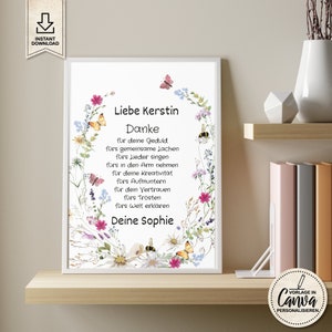 Kindergarten farewell personalized gift poster image 7