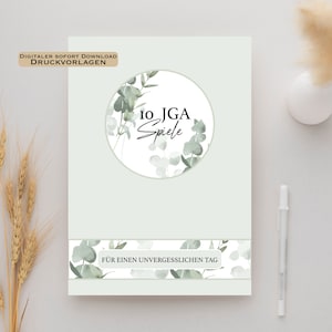 10 Printable JGA Games for Women - Eucalyptus