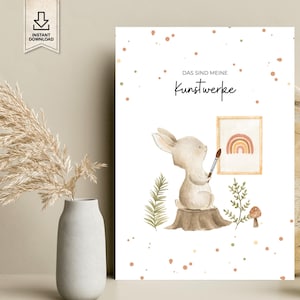 Kindergarten Portfolio Vorlagen für Kita Ordner