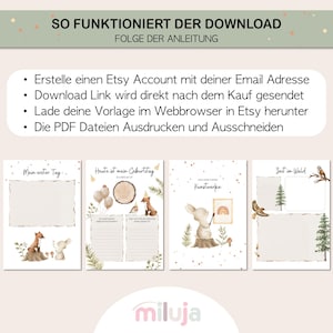 Kindergarten Portfolio Vorlagen zum Ausdrucken