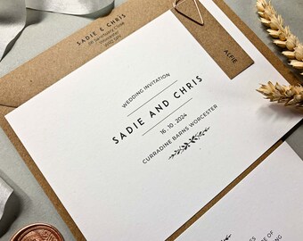 Country Wedding Invitation Bundle | Country Wedding Invite | Barn Wedding Invitation | Rustic Wedding Invitation | Boho Wedding SAMPLE