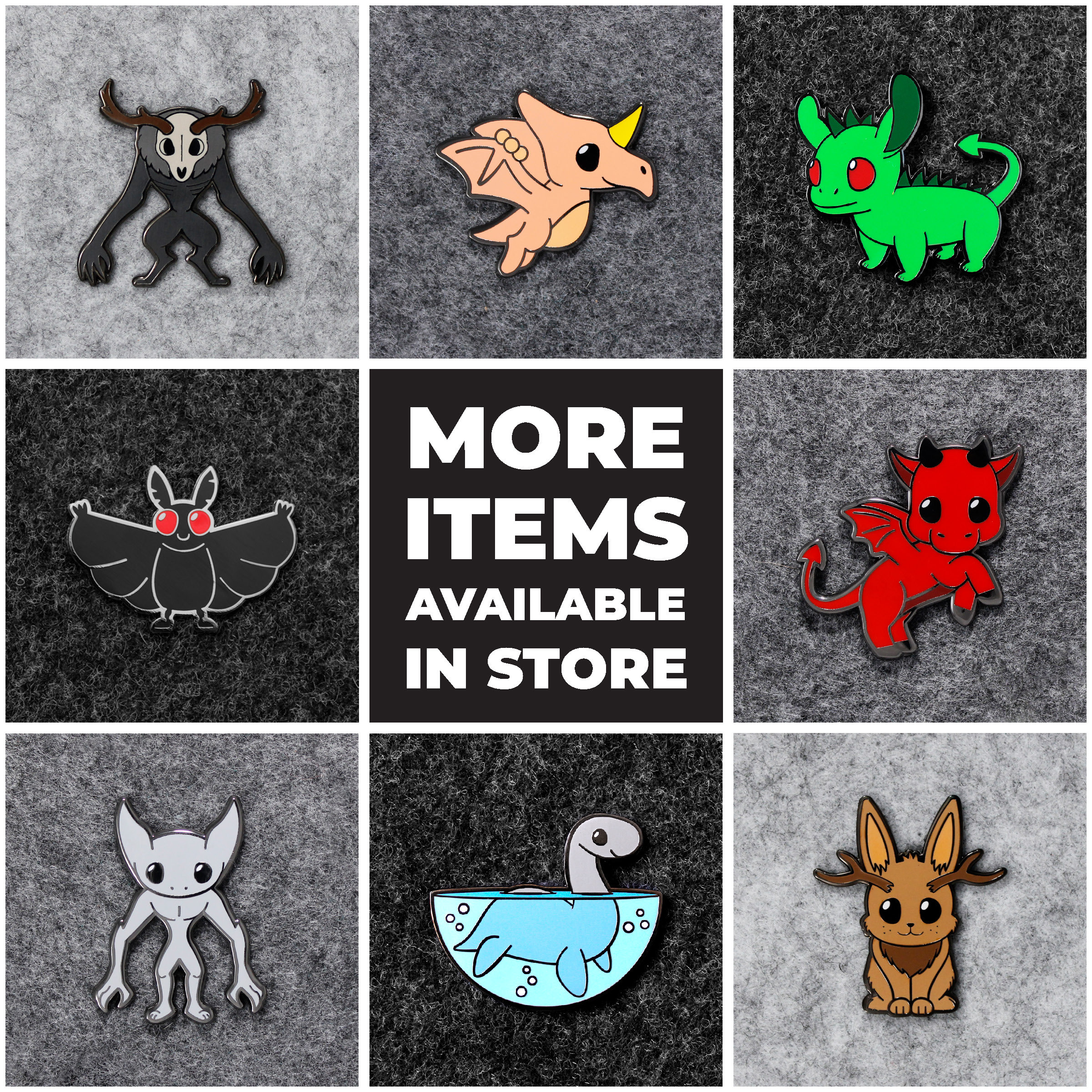 Beast of Busco Hard Enamel Pin | Cryptid Enamel Pin for Cryptozoology ...