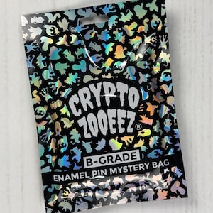 CryptoZooeez B-Grade Enamel Pin Mystery Bag | Cryptid Surprise